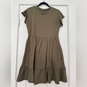 Lulu's Women’s Dress in Earthy Green